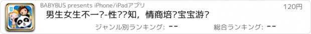 おすすめアプリ 男生女生不一样-性别认知，情商培养宝宝游戏