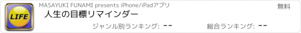 おすすめアプリ 人生の目標リマインダー