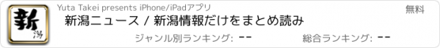 おすすめアプリ 新潟ニュース / 新潟情報だけをまとめ読み