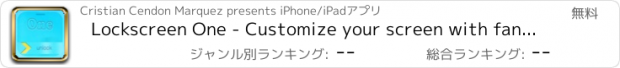 おすすめアプリ Lockscreen One - Customize your screen with fancy themes