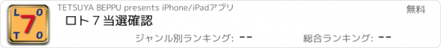 おすすめアプリ ロト７当選確認