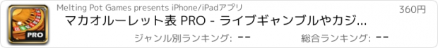 おすすめアプリ マカオルーレット表 PRO - ライブギャンブルやカジノゲームベッティング