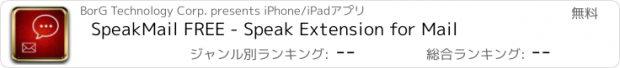 おすすめアプリ SpeakMail FREE - Speak Extension for Mail