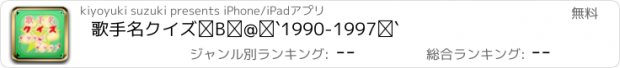 おすすめアプリ 歌手名クイズ③　～1990-1997～