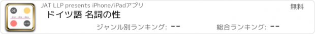 おすすめアプリ ドイツ語 名詞の性