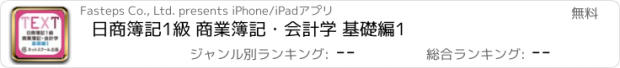 おすすめアプリ 日商簿記1級 商業簿記・会計学 基礎編1