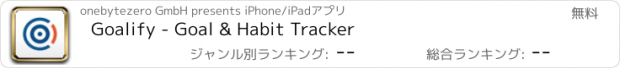 おすすめアプリ Goalify - Goal & Habit Tracker