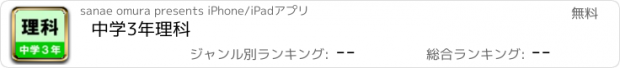 おすすめアプリ 中学3年理科