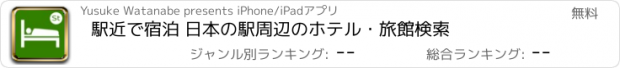 おすすめアプリ 駅近で宿泊 日本の駅周辺のホテル・旅館検索