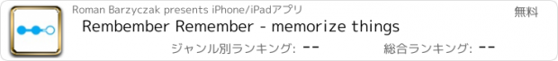 おすすめアプリ Rembember Remember - memorize things