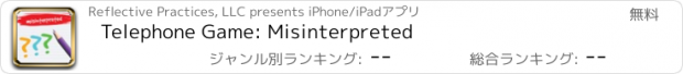 おすすめアプリ Telephone Game: Misinterpreted