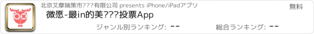 おすすめアプリ 微愿-最in的美图实时投票App