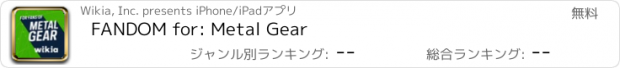 おすすめアプリ FANDOM for: Metal Gear