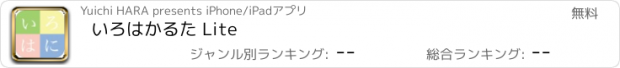 おすすめアプリ いろはかるた Lite