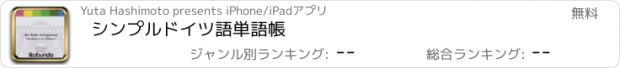 おすすめアプリ シンプルドイツ語単語帳