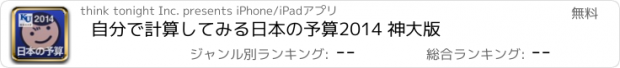 おすすめアプリ 自分で計算してみる日本の予算2014 神大版