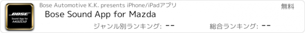 おすすめアプリ Bose Sound App for Mazda