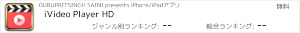 おすすめアプリ iVideo Player HD