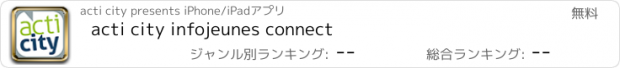 おすすめアプリ acti city infojeunes connect