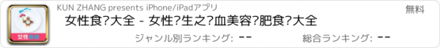 おすすめアプリ 女性食谱大全 - 女性养生之补血美容减肥食谱大全