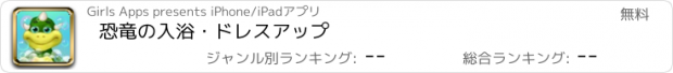 おすすめアプリ 恐竜の入浴・ドレスアップ