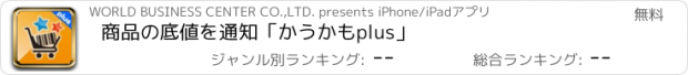 おすすめアプリ 商品の底値を通知「かうかもplus」