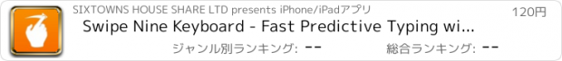 おすすめアプリ Swipe Nine Keyboard - Fast Predictive Typing with Autocomplete