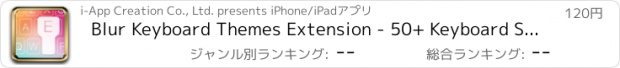 おすすめアプリ Blur Keyboard Themes Extension - 50+ Keyboard Skins Design Custom Keyboard for iOS 8