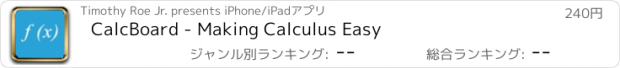 おすすめアプリ CalcBoard - Making Calculus Easy