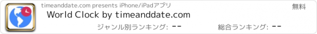 おすすめアプリ World Clock by timeanddate.com