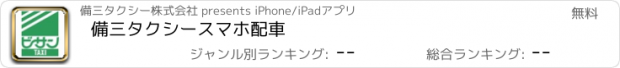 おすすめアプリ 備三タクシースマホ配車