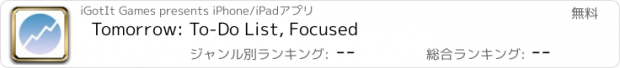 おすすめアプリ Tomorrow: To-Do List, Focused