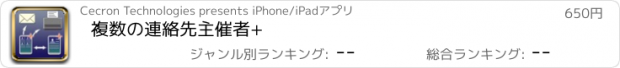 おすすめアプリ 複数の連絡先主催者+