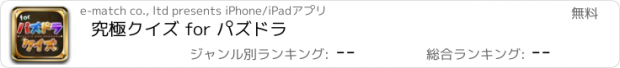 おすすめアプリ 究極クイズ for パズドラ