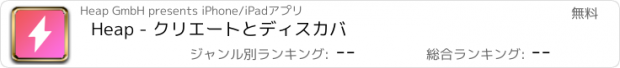 おすすめアプリ Heap - クリエートとディスカバ