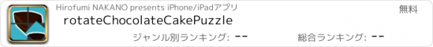 おすすめアプリ rotateChocolateCakePuzzle