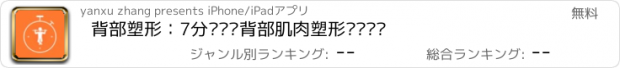 おすすめアプリ 背部塑形：7分钟专业背部肌肉塑形训练计划