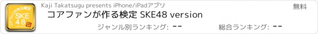 おすすめアプリ コアファンが作る検定 SKE48 version