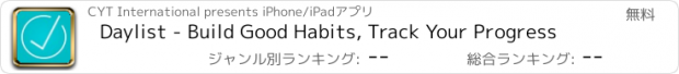 おすすめアプリ Daylist - Build Good Habits, Track Your Progress