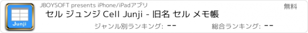 おすすめアプリ セル ジュンジ Cell Junji - 旧名 セル メモ帳