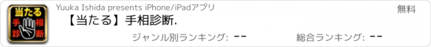 おすすめアプリ 【当たる】手相診断.