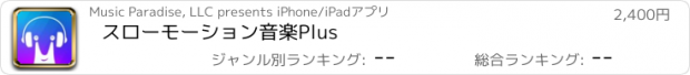 おすすめアプリ スローモーション音楽Plus