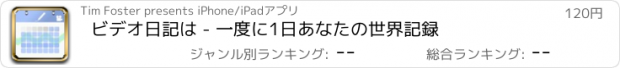 おすすめアプリ ビデオ日記は - 一度に1日あなたの世界記録