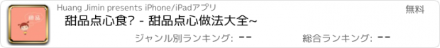 おすすめアプリ 甜品点心食谱 - 甜品点心做法大全~