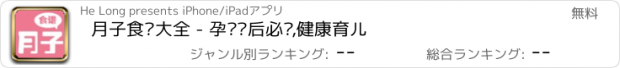 おすすめアプリ 月子食谱大全 - 孕妇产后必备,健康育儿