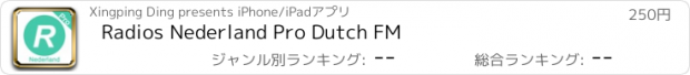 おすすめアプリ Radios Nederland Pro Dutch FM