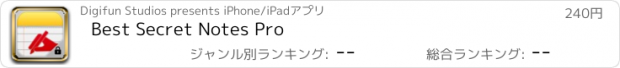 おすすめアプリ Best Secret Notes Pro