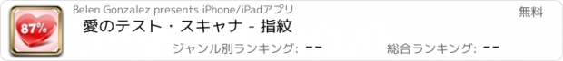 おすすめアプリ 愛のテスト・スキャナ - 指紋