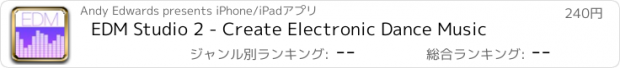 おすすめアプリ EDM Studio 2 - Create Electronic Dance Music