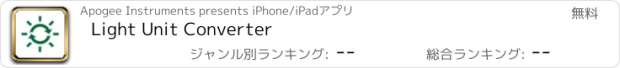 おすすめアプリ Light Unit Converter